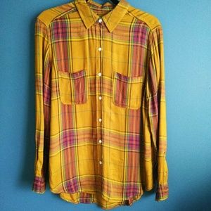 Mossimo Boyfriend Fit Plaid Shirt